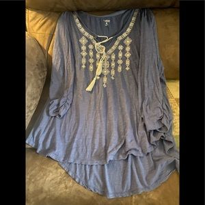 Blue light weight top